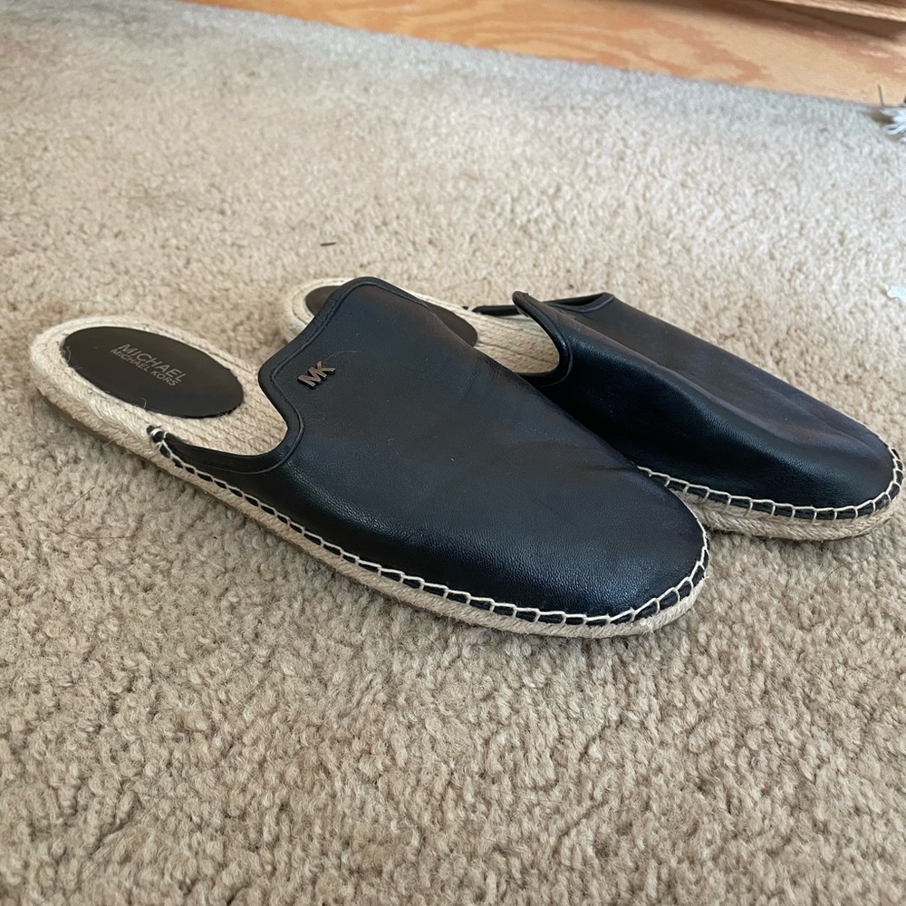 Michael Kors black mules size 9.5